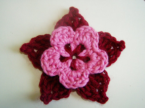 How To Crochet A Flower. Picot Flower middot; Crochet Flowers